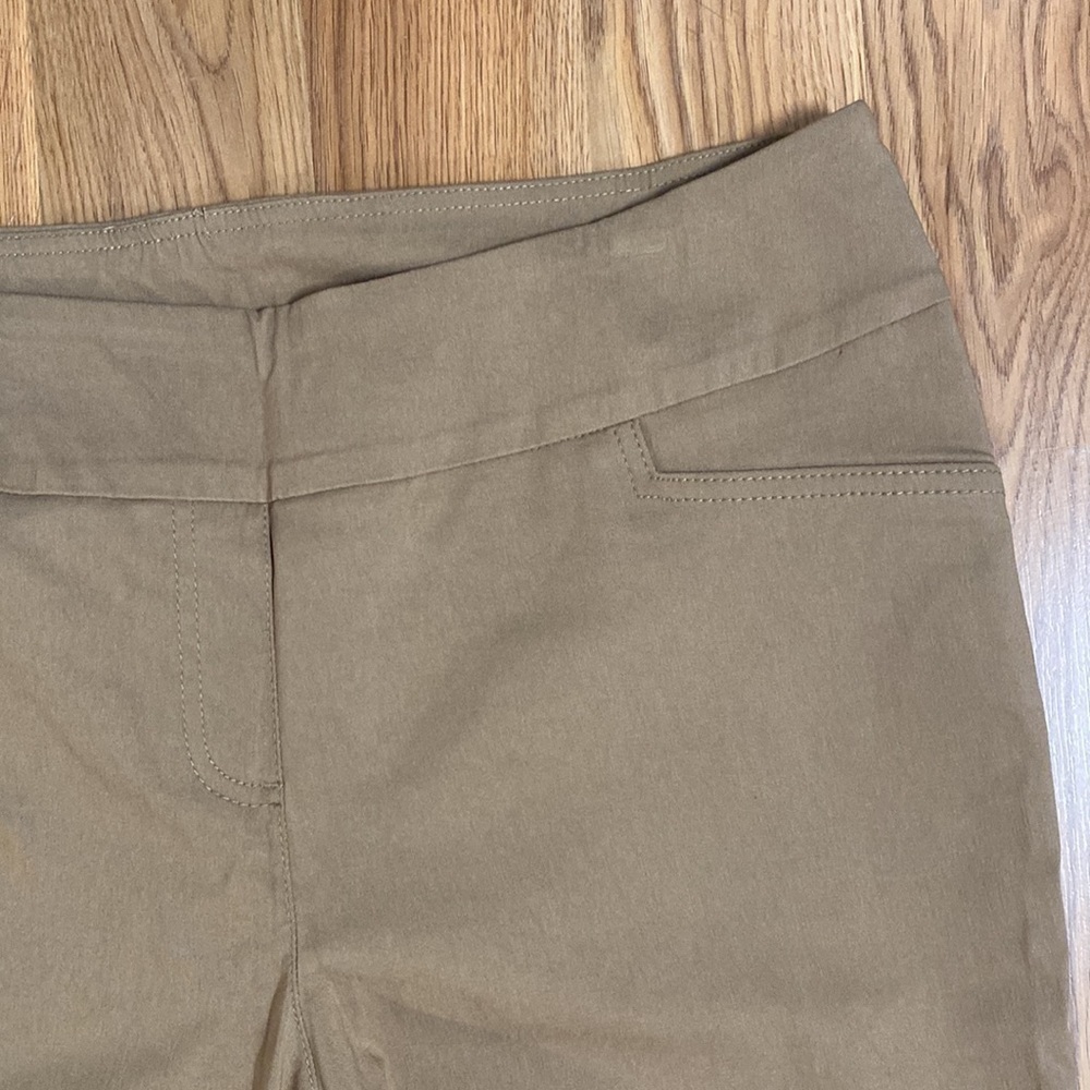 WESTBOUND Pull On Pants Stretchy Casual Tan Womens 16 - Picture 4 of 8